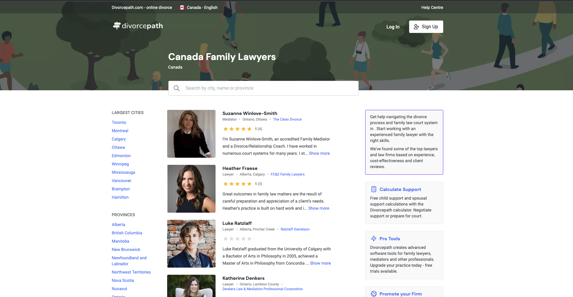 The Divorcepath Family Lawyer Directory